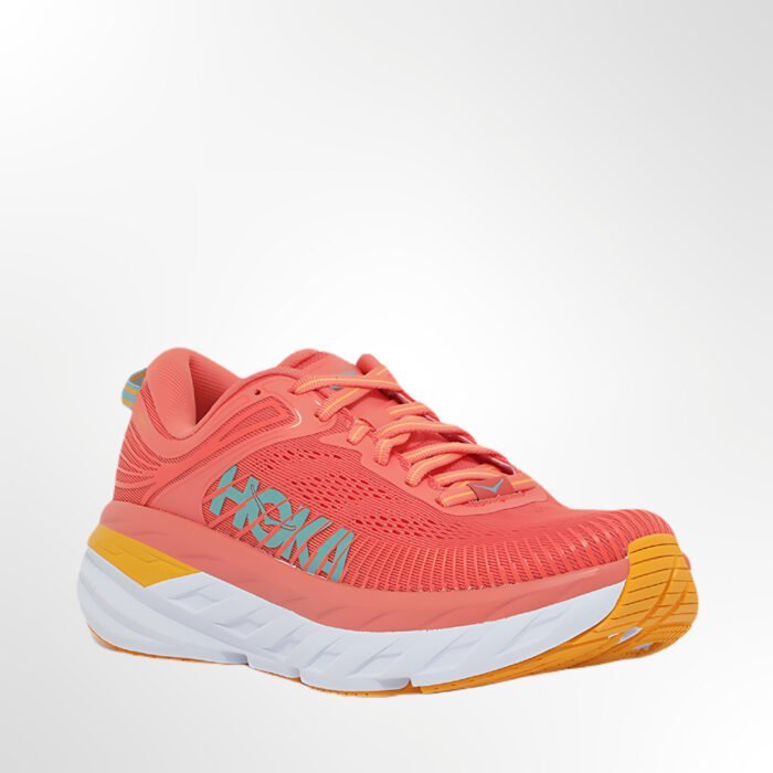 Women's Bondi 7 Running Shoes - Camellia/Coastal Shade