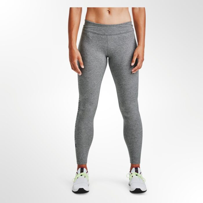 A woman wearing the Under Armour Favorite Leggings, showcasing their comfortable fit and casual style