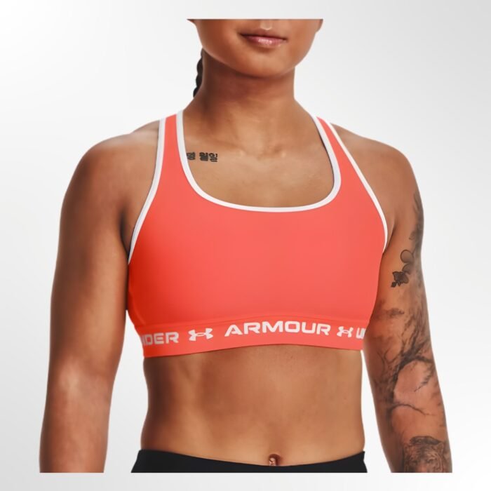 UA Crossback Mid Bra(Orange)