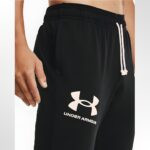 UA RIVAL TERRY JOGGER(Black) - Image 3