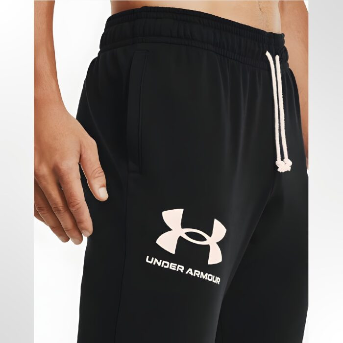 UA RIVAL TERRY JOGGER(Black) - Image 3