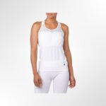 A woman wearing the ASICS Women's Seamless Tank Top