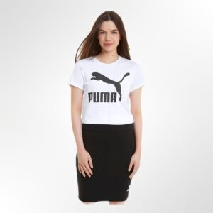 PUMA Classics Logo white T-Shirt for Women