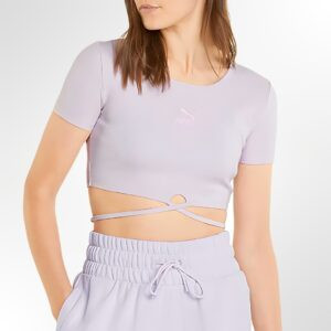 PUMA Classics Ribbed T-Shirt for Women