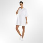PUMA White Women Classics T-Shirt Dress