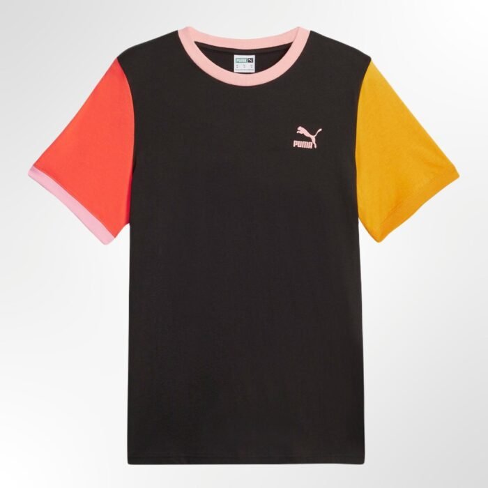 Classics Block Tee PUMA Black-Hot Heat 5