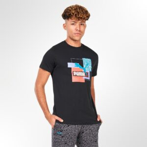 PUMA Men Brand Love Black T-Shirt