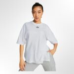 Women Relaxed Fit Brand Logo Training Top