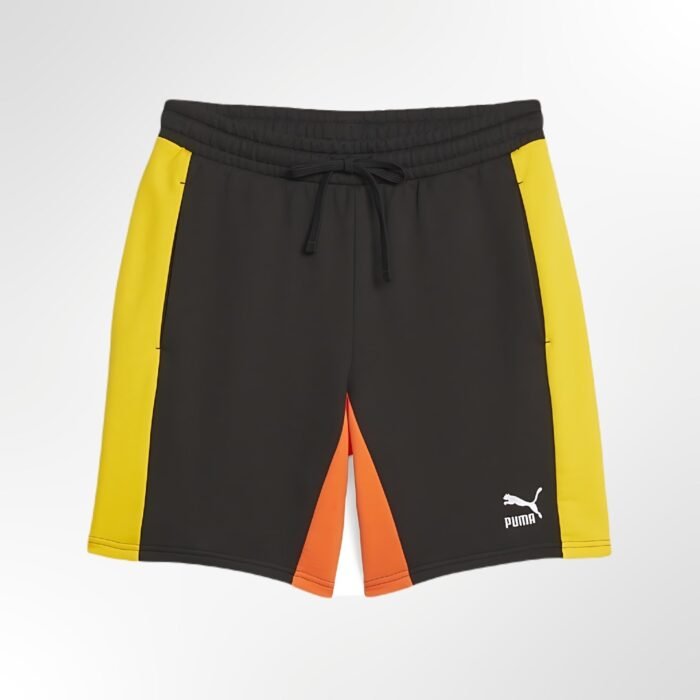 CLASSICS Block Shorts 8"" TR PUMA Black-Yellow