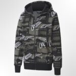 Puma Kids Alpha Aop Full-Zip Sweatshirt