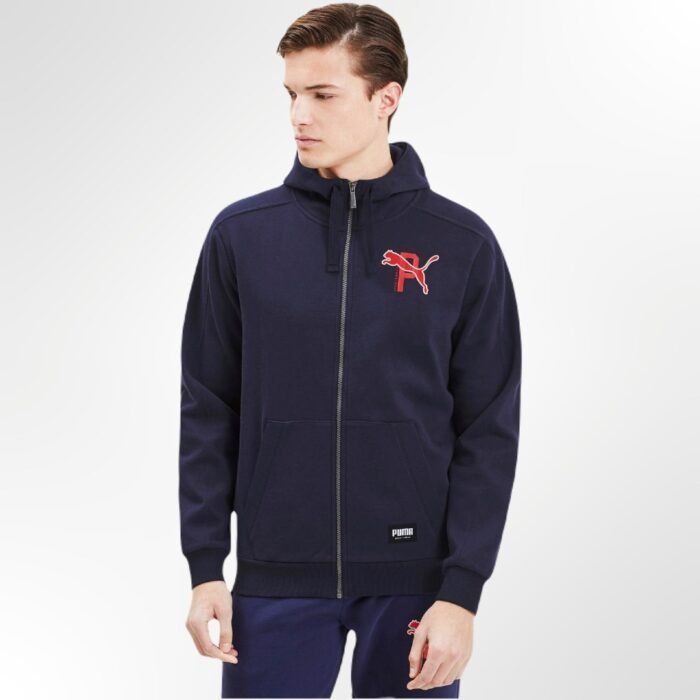 ATHLETICS FZ Hoodie FL Peacoat