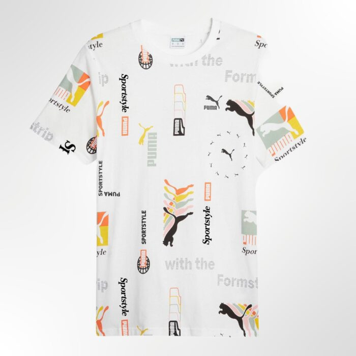 Men Classics Brand Love Allover Print T-Shirt