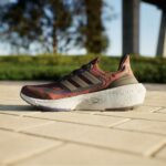 adidas Ultraboost Light Running Shoes Burgundy - Image 2