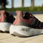 adidas Ultraboost Light Running Shoes Burgundy - Image 5