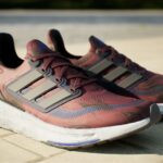 adidas Ultraboost Light Running Shoes Burgundy - Image 6