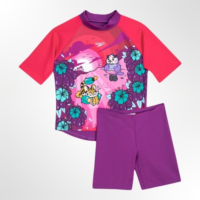 Girls LTS Sun Protection Top Short-2Y