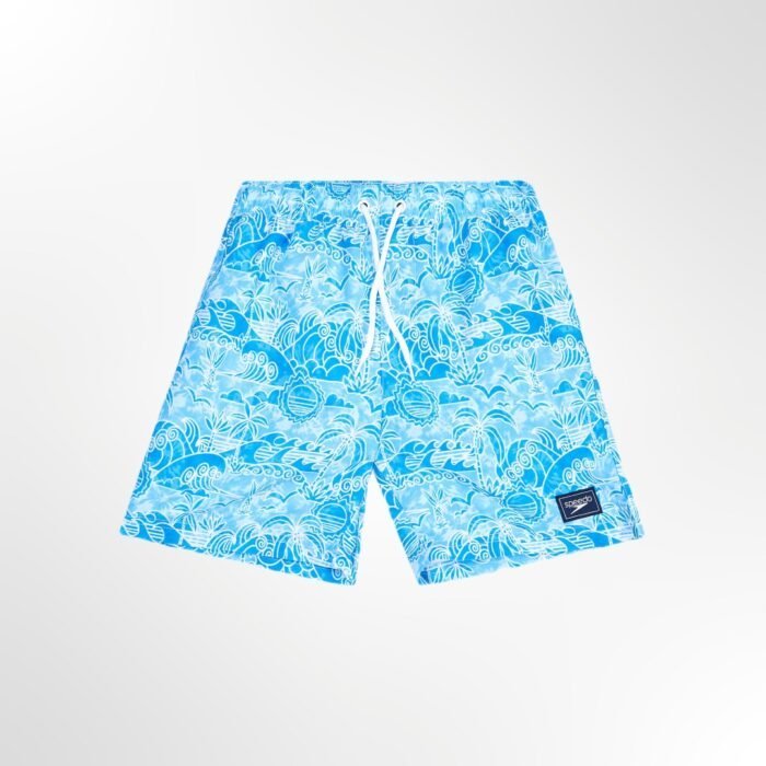 Printed 15 Watershort-L-Alpine Blue/Pool