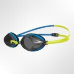 Speedo Vengeance Swimming Goggles - Atomic Lime/Pool Blue - Image 2