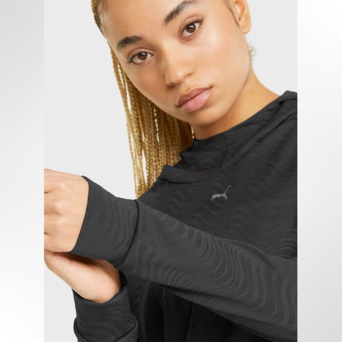 Women Regular Fit Long Sleeve Training Hoodies - Image 4