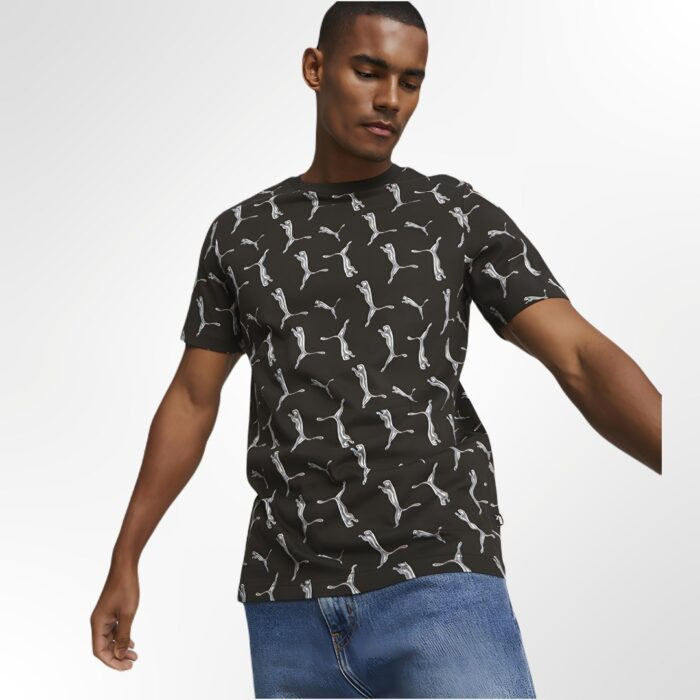 PUMA Essential Logo Lab Holiday Aop T-Shirt