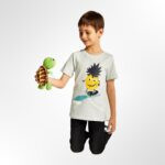 Puma Kids Sportswear Fit Short Sleeves Printed T-Shirt - Image 3