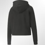Women's Metallic Logo Cropped Hoodie - Image 2