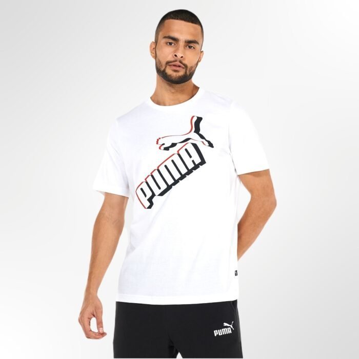 ESS+ Big Logo Tee Puma White