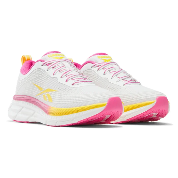Reebok Women's Road Strider Running Shoes - White & Atomic Pink - Image 6