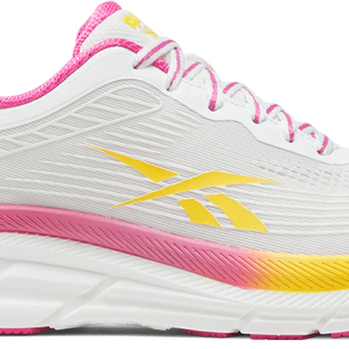 Reebok Women's Road Strider Running Shoes - White & Atomic Pink - Image 3
